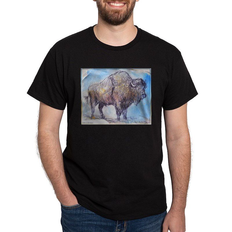 American Buffalo, animal art Men's Value T-Shirt