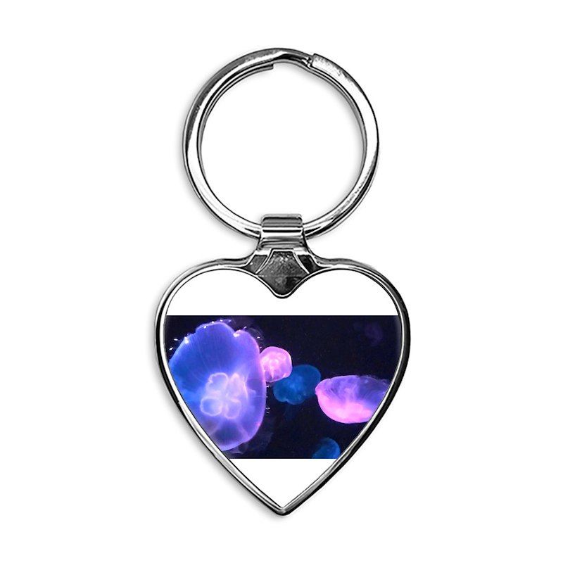 A Glow From The Dark Heart Keychain