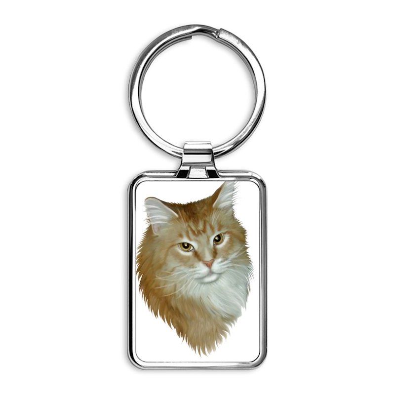 indy01a Rectangle Keychain
