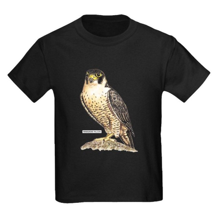 Peregrine Falcon Bird Light Kids T-Shirt