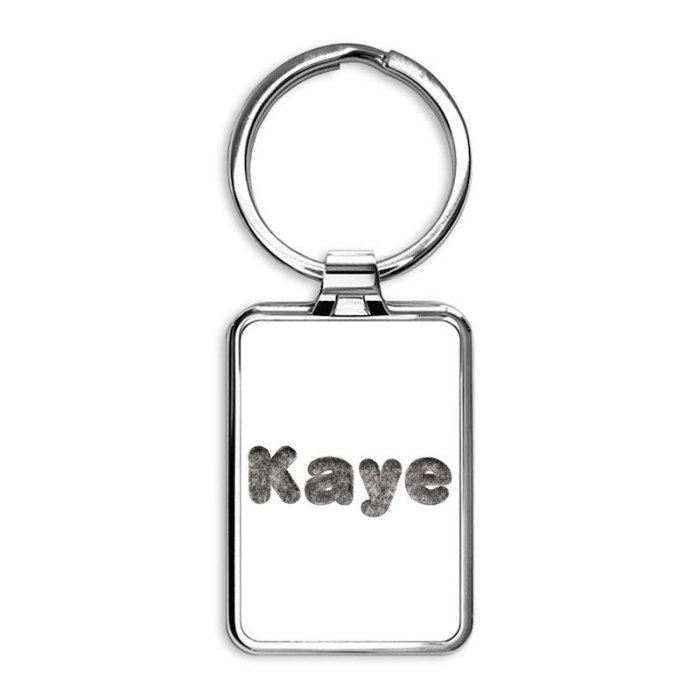 Kaye Wolf Rectangle Keychain